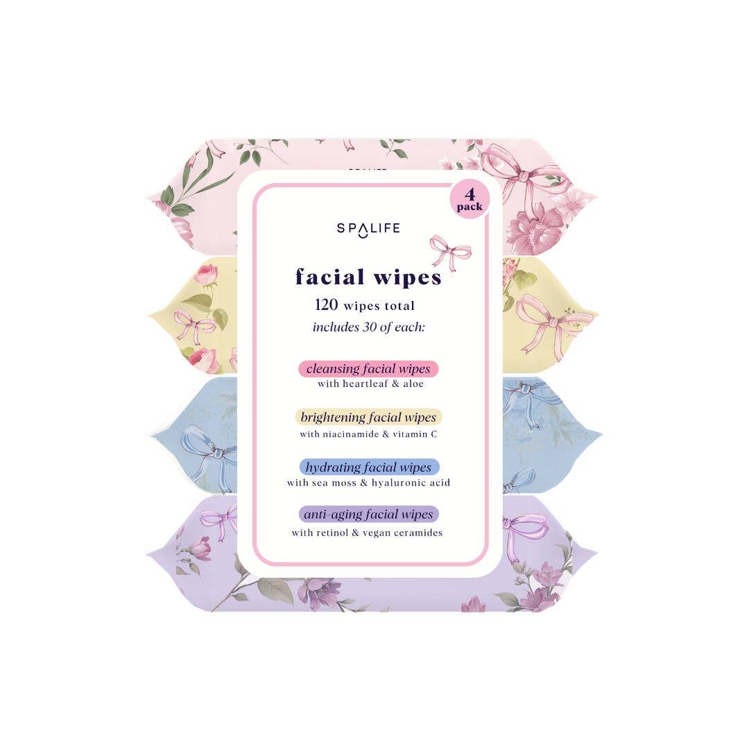 My Spa Life - Skincare Makeup Remover Facial Wipes Multi-Pack