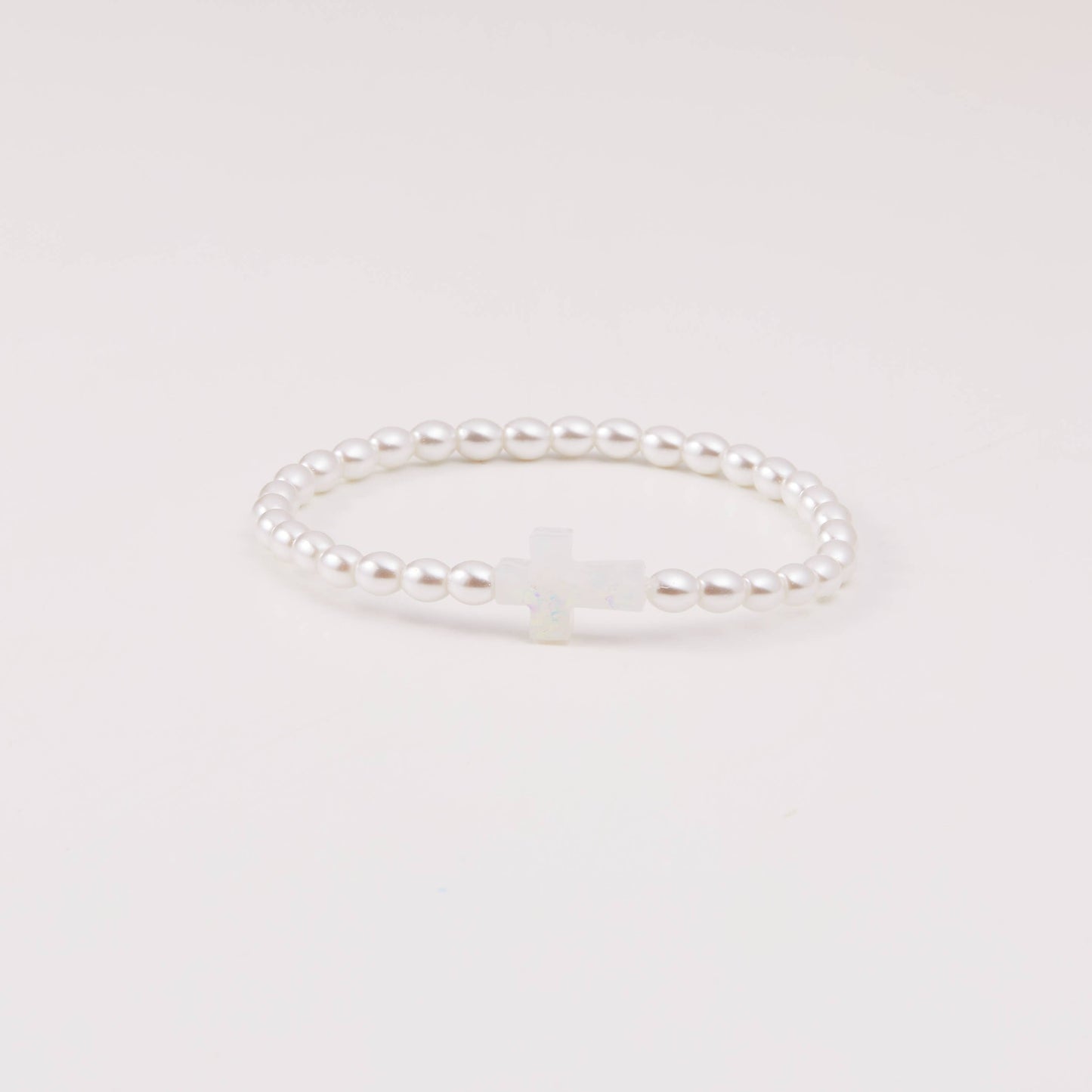 Petite Crystal Pearl Holy Water Bracelet