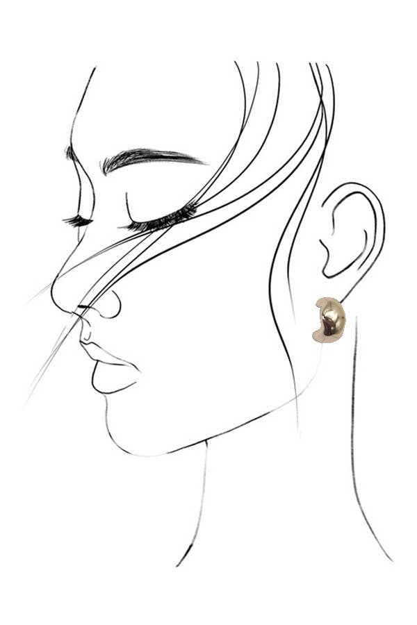 JOSSLYN by wall to wall - BUBBLY MINI HUGGIE HOOP TRIO EARRINGS | 80E2869