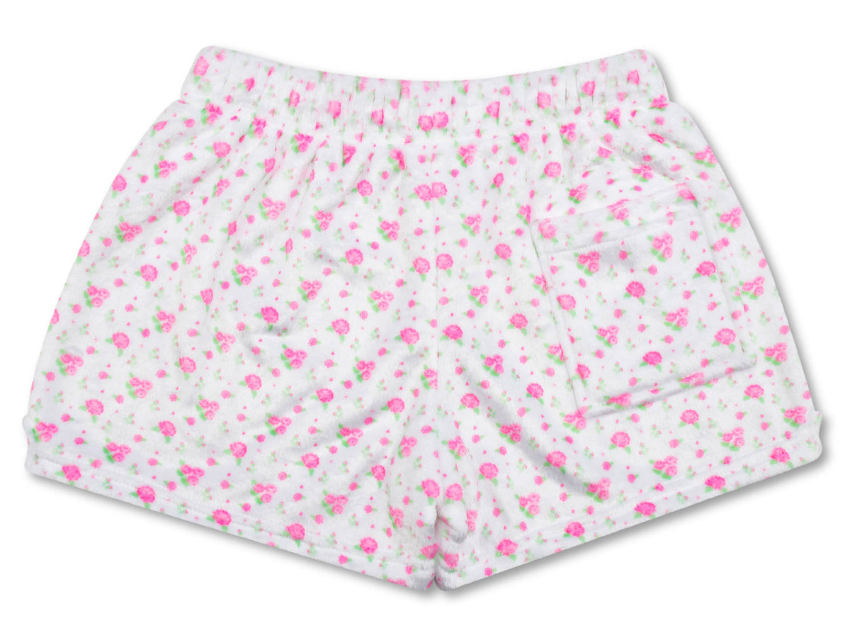 Iscream - Pretty in White Plush Shorts (Small -(6-8))