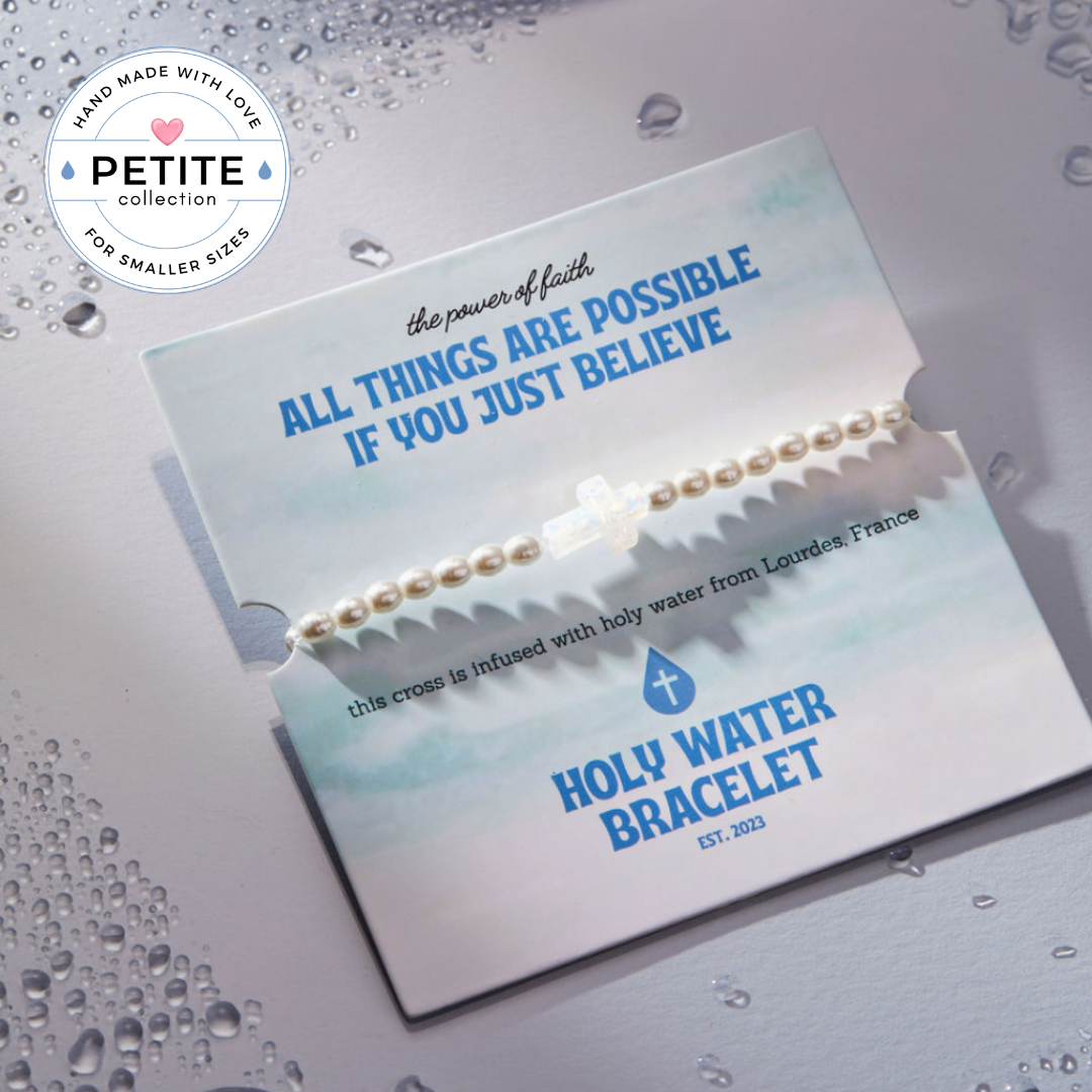 Petite Crystal Pearl Holy Water Bracelet