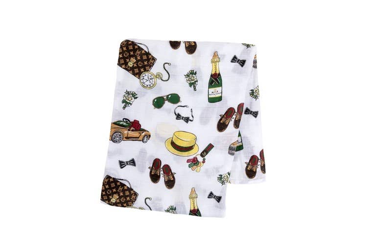 Dapper Napper Swaddle Blanket