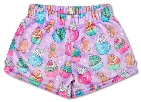 Iscream - Gingerbread Cafe Plush Shorts (Small -(6-8))