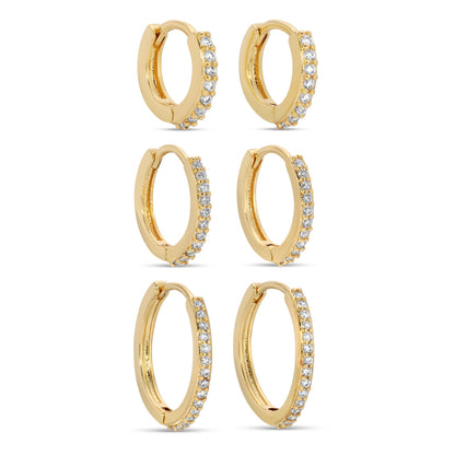 Delicate Pave Huggies