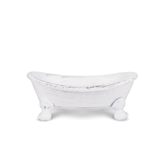 Vintage Iron Clawfoot Soap Dish Tray Home Bathroom Decor