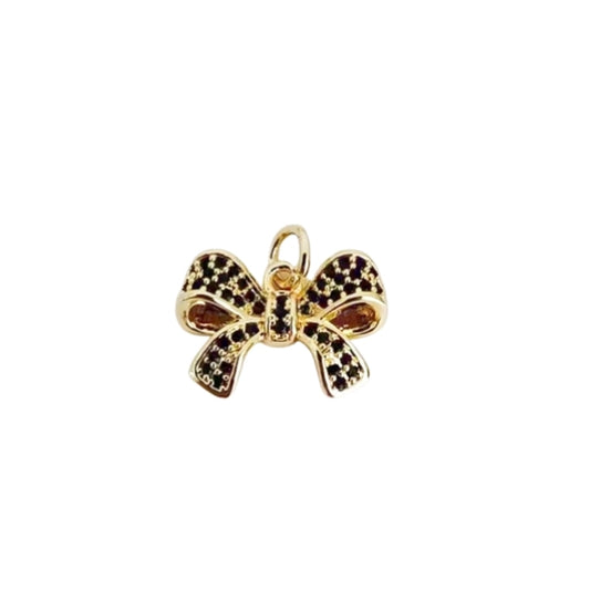 Midnight Bow Charm