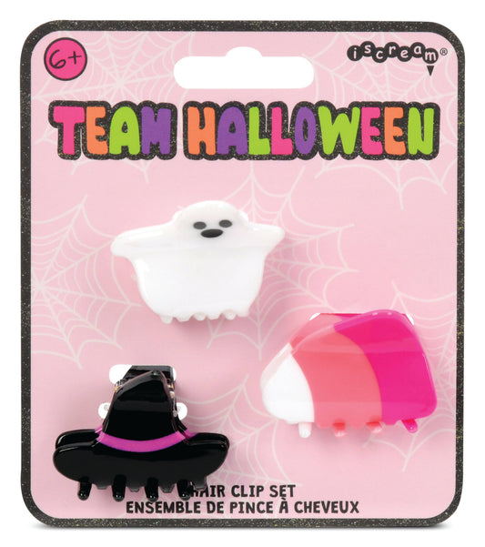 Team Halloween Hair Clips