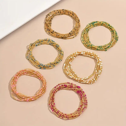 Stacking Gold Beaded Bracelet