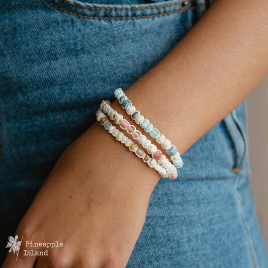 Mount Rinjani Surfer Beaded Bracelet