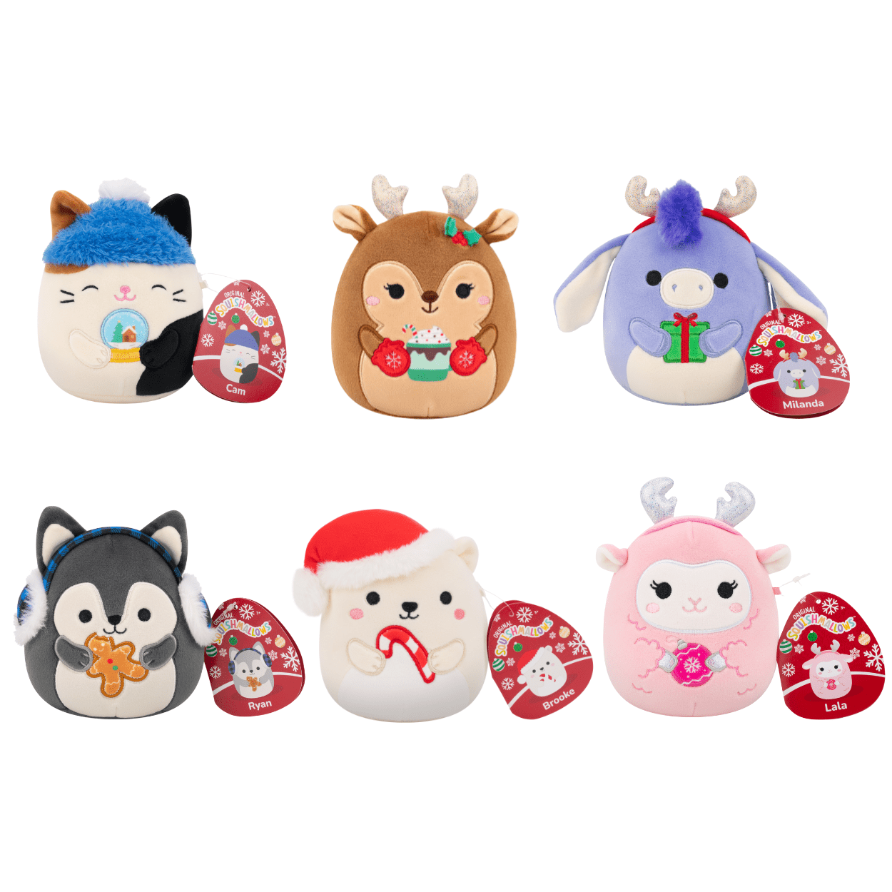 Squishmallows 5" Holiday Plush
