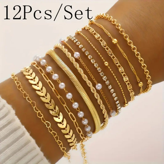 Stacking Gold Bracelets
