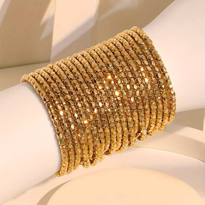 Gold Stacking Bracelet