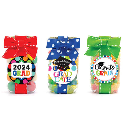 Graduation- Pint Candy Jars