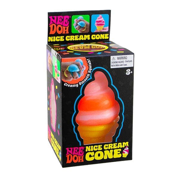Showcase - Nee Doh Nice Cream Cone Squishy Fidget Toy (1pc) Color Ships Assorted