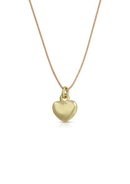 Lucky Feather - New Moon Gold Necklace - TRUE HEART