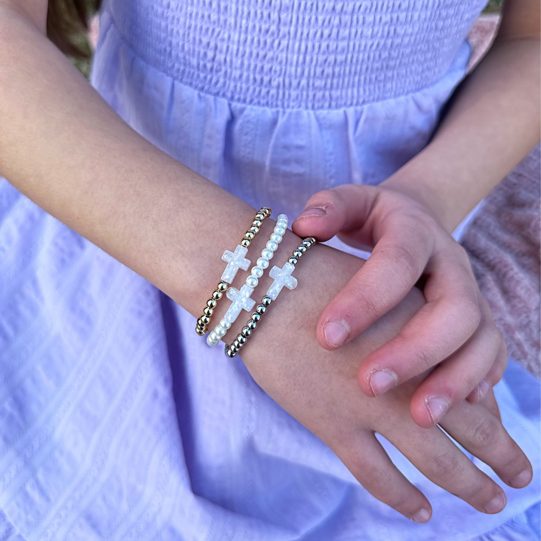 Holy Water Bracelet - PETITE HOLY WATER STRETCH BRACELET