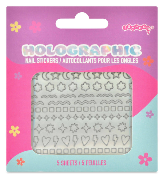 Iscream - HOLOGRAPHIC NAIL STICKERS