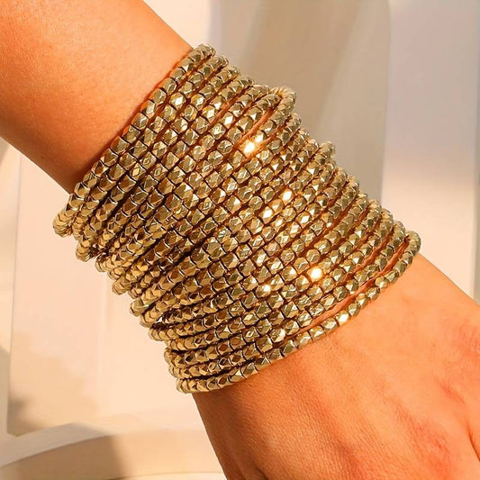 Gold Stacking Bracelet