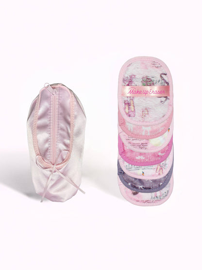 The Original MakeUp Eraser - Ballet Core MakeUp Eraser 7-Day Set | Bonus Pointe Shoe Case