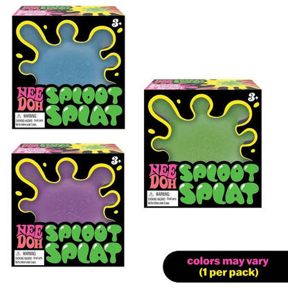 Showcase - Nee Doh Sploot Splat Squishy Fidget Stress Ball Toy (1pc) Color Ships Assorted