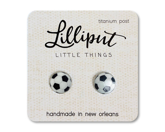 Soccer Ball Earrings