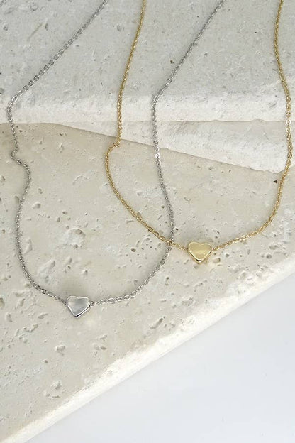 JOSSLYN by wall to wall - CLASSIC MINI HEART NECKLACE  | 47N15737-HEART