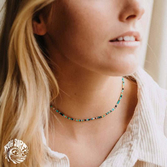 Nusa Dainty Beaded Choker Necklace by Koh Surf