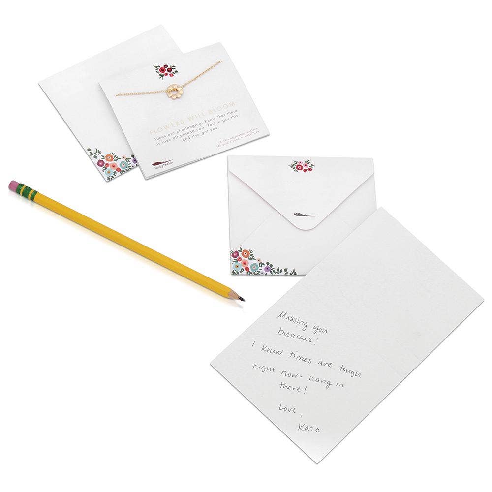 Lucky Feather - Friend/Family Necklace + Card/env - SISTER LOVE