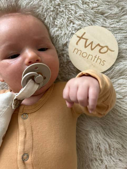 Ali+Oli - Baby Monthly Milestone Photo Prop Cards (24 milestones)