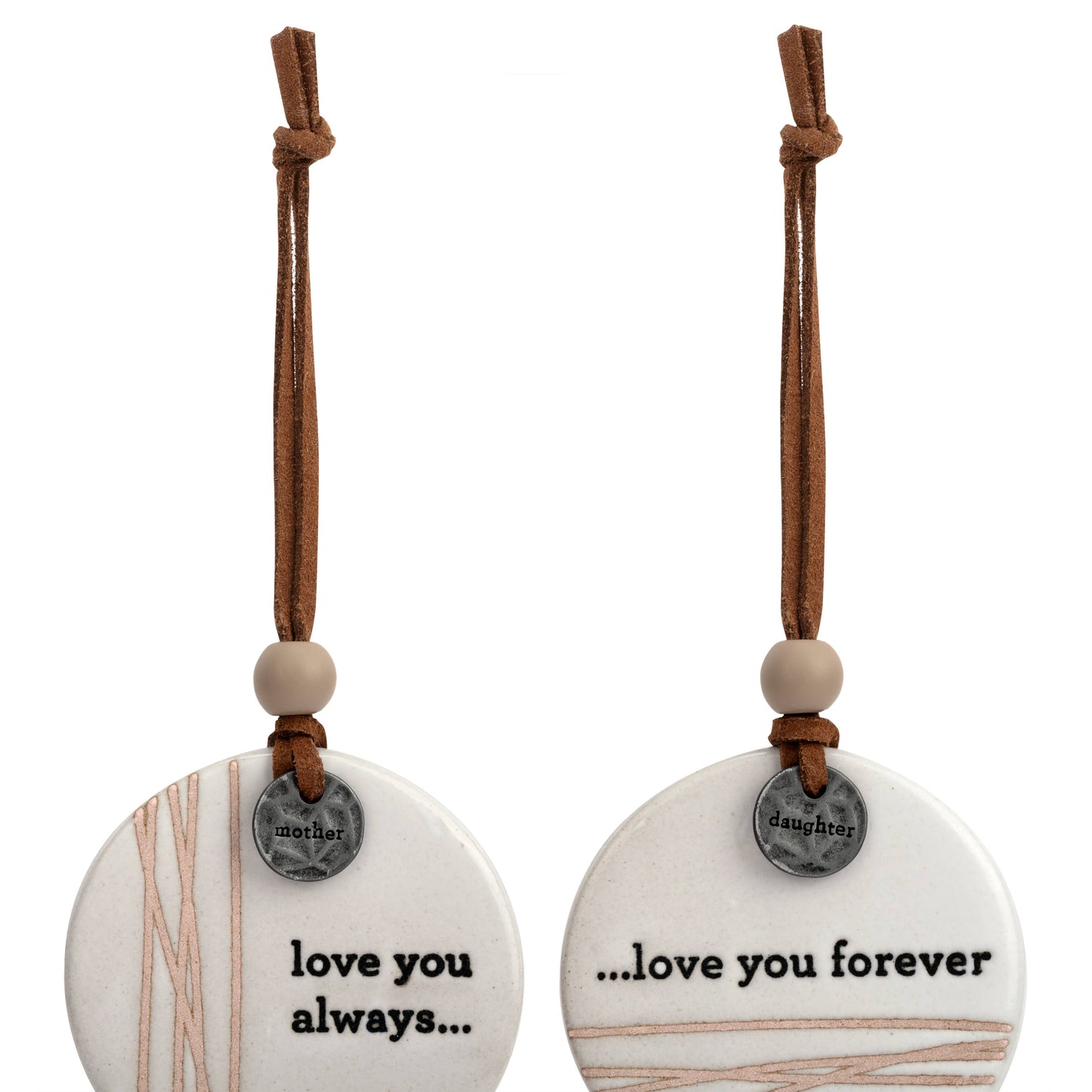 Mom & Daughter One to Keep, One to Share Ornaments Set