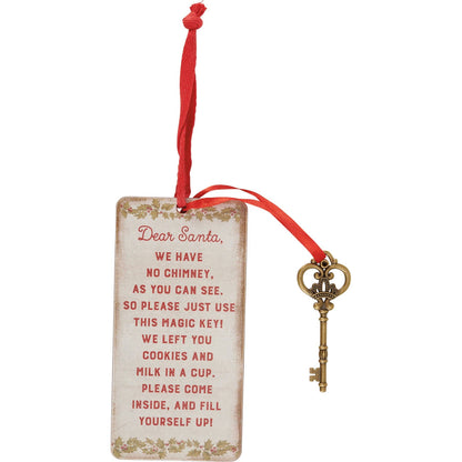 Primitives by Kathy - Santa's Magic Key Door Ornament