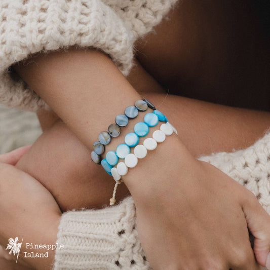 Boho Disc Bracelet, Beaded Bracelet