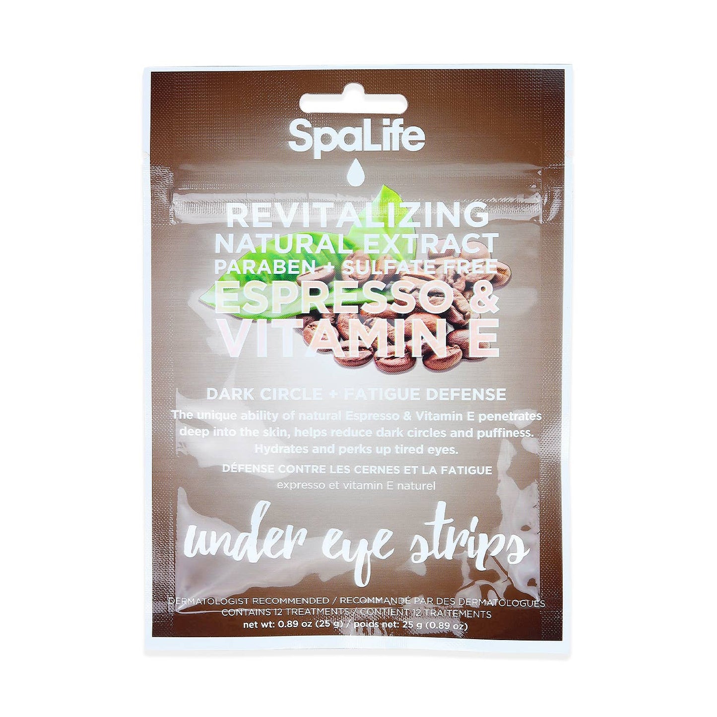 My Spa Life - Espresso Under Eye Strips Reduce Dark Circles, and Wrinkles
