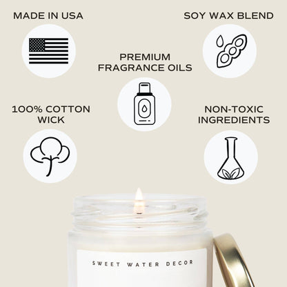 Congrats! 9 oz Soy Candle - Home Decor & Gifts