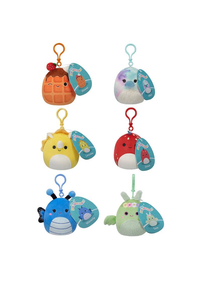 Squishmallows 3.5" Clip On Plush