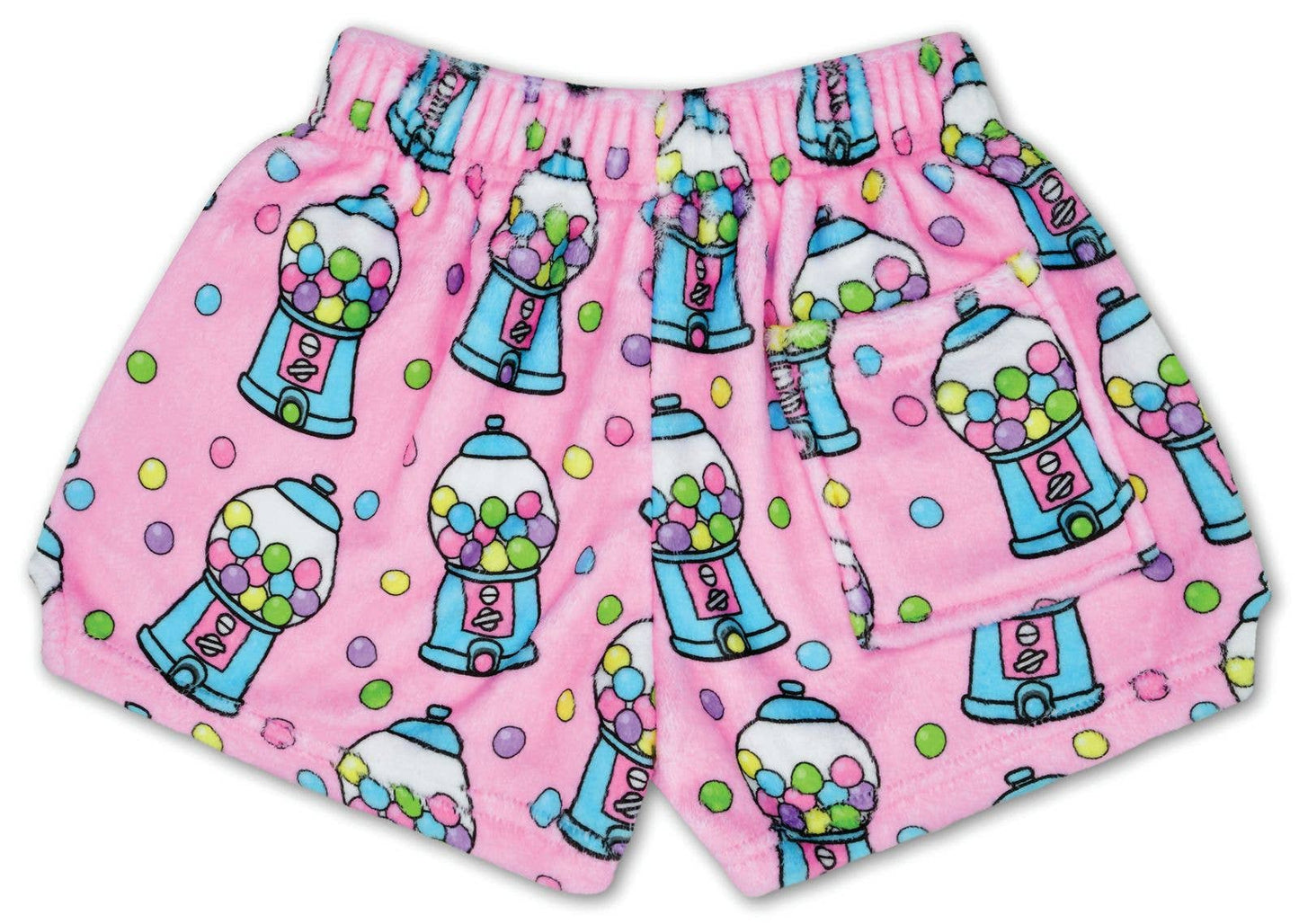 Bubblegum Fun Plush Shorts