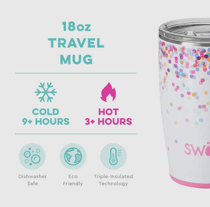 Confetti 18oz Travel Mug