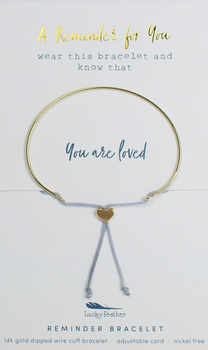 Reminder Bracelet - Gold - LOVED