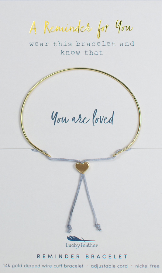 Reminder Bracelet - Gold - LOVED