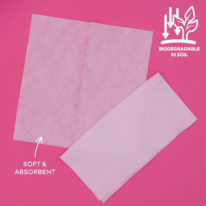 The Original MakeUp Eraser - Cloud Clean Eco Towelettes, Certified 100% USDA Biobased