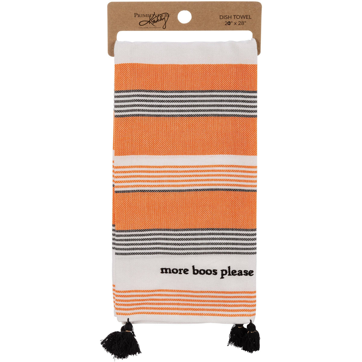 Primitives by Kathy - More Boos Please Kitchen Towel