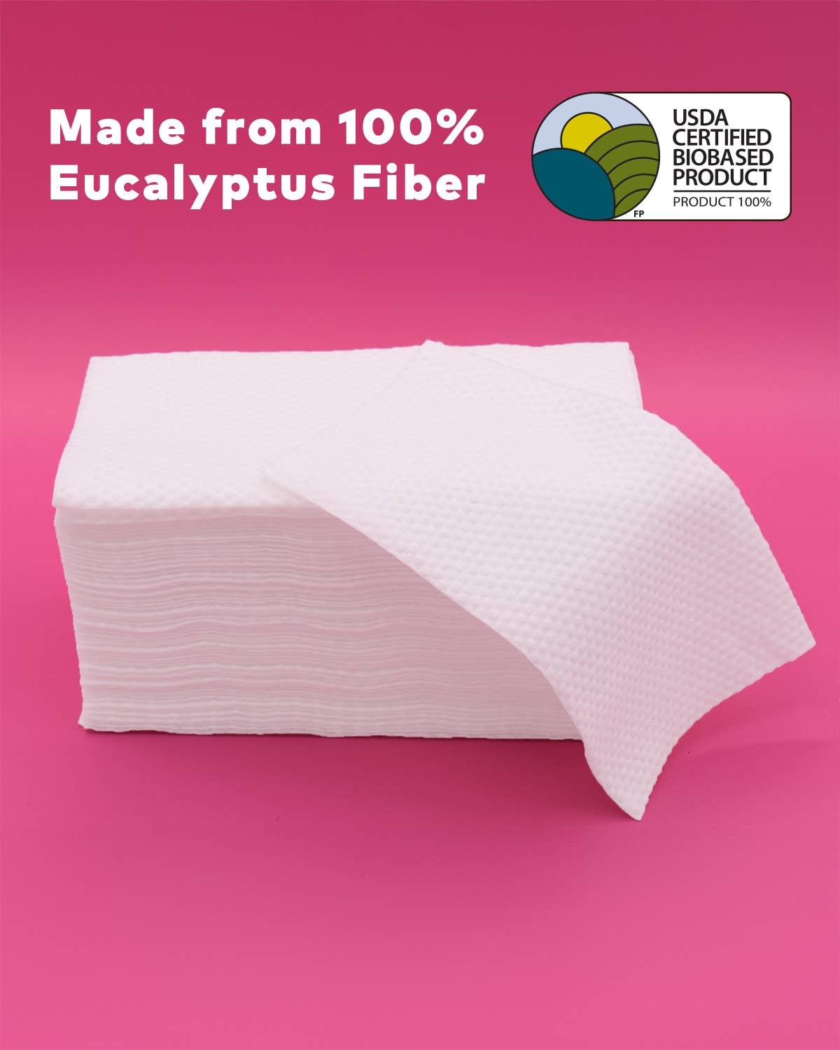 The Original MakeUp Eraser - Cloud Clean Eco Towelettes, Certified 100% USDA Biobased