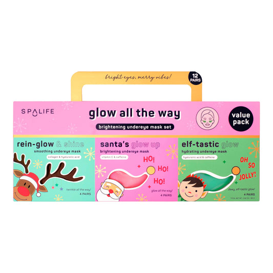 My Spa Life - Christmas Holiday Glow All the Way Brightening Undereye Mask Set – Value Pack