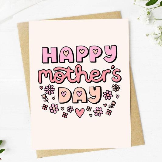 Happy Mother's Day" Floral Mother's Day Card