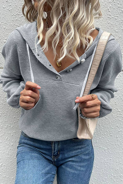 Casual Gray Hoodie