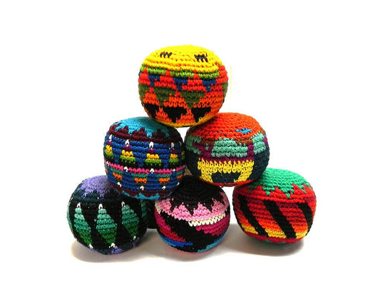 Pichincha - Multicolored Crochet Hacky Ball Kick Sack Toy