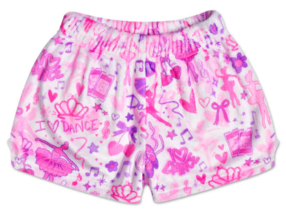 Iscream - Corey Paige Love to Dance Plush Shorts (Youth Sm (6-8))