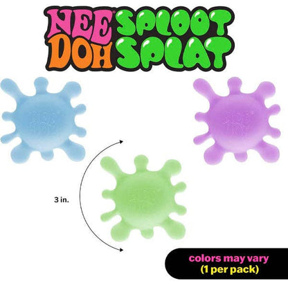 Showcase - Nee Doh Sploot Splat Squishy Fidget Stress Ball Toy (1pc) Color Ships Assorted