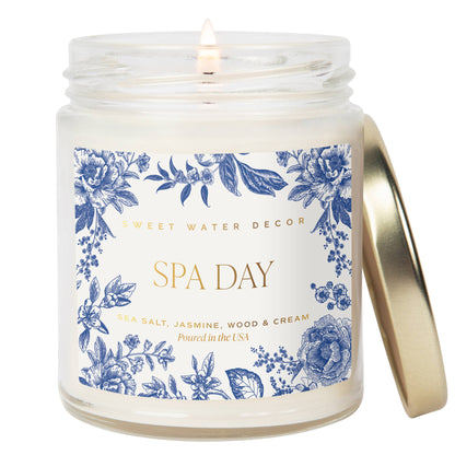 Sweet Water Decor - Spa Day 9 oz Soy Candle - Home Decor & Gifts
