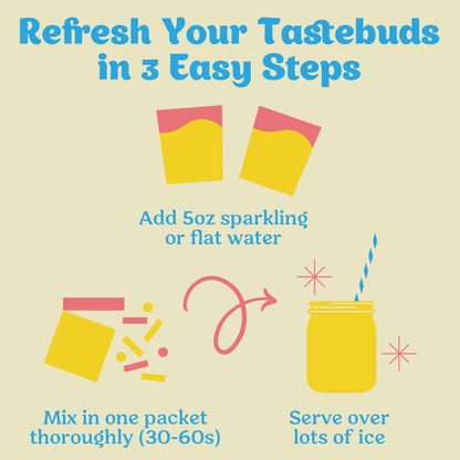 Craftmix - Lemonade Variety Pack Cocktail Mixers -12 Serving Multipack